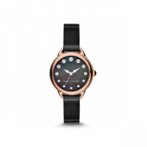 Horlogeband Marc by Marc Jacobs MJ1513 Leder Zwart 10-12mm